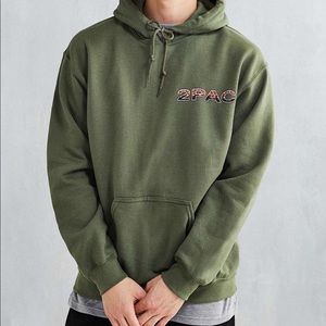 Green olive 2Pac Hoodie